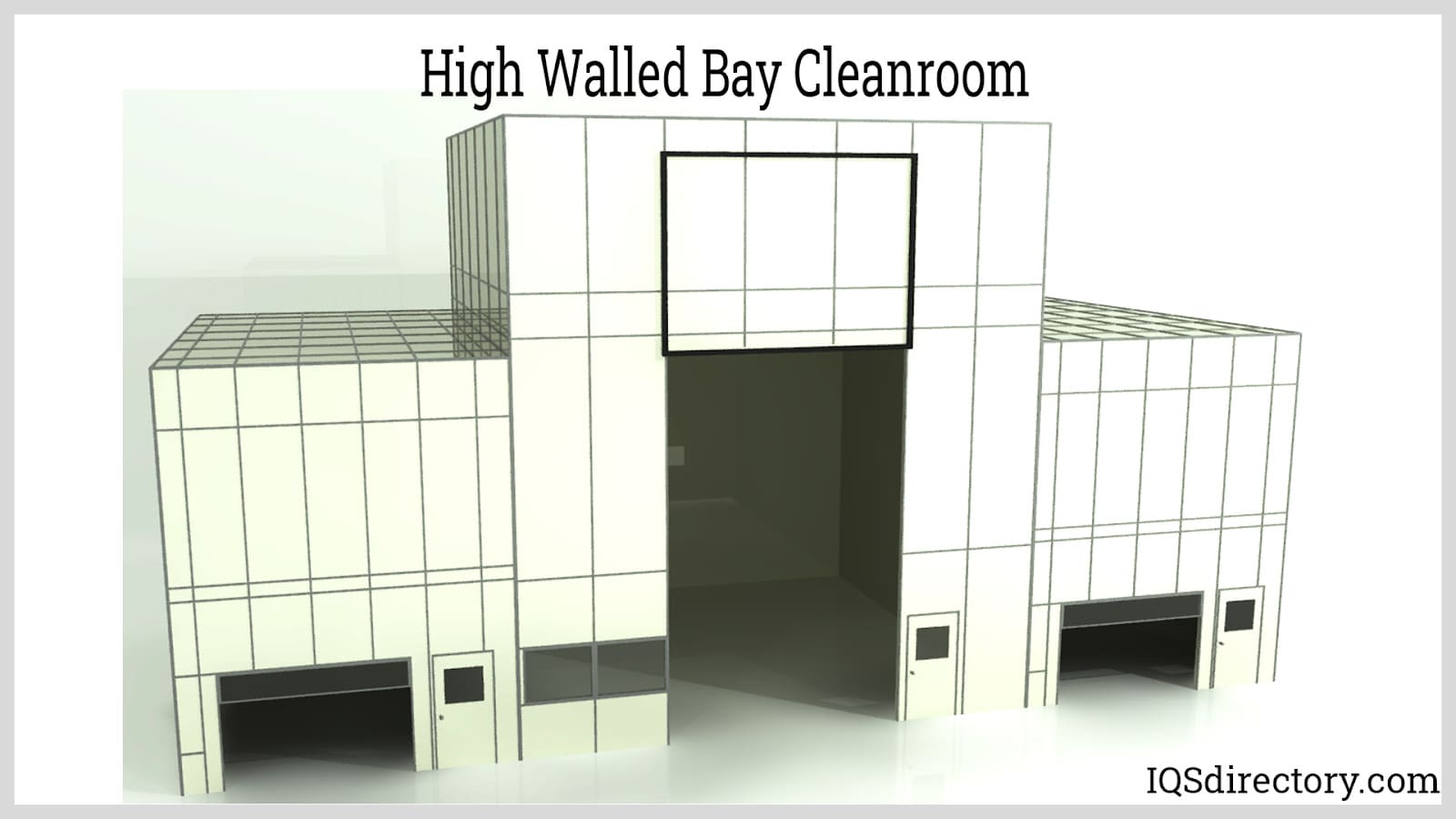 High Walled Bay Cleanroom