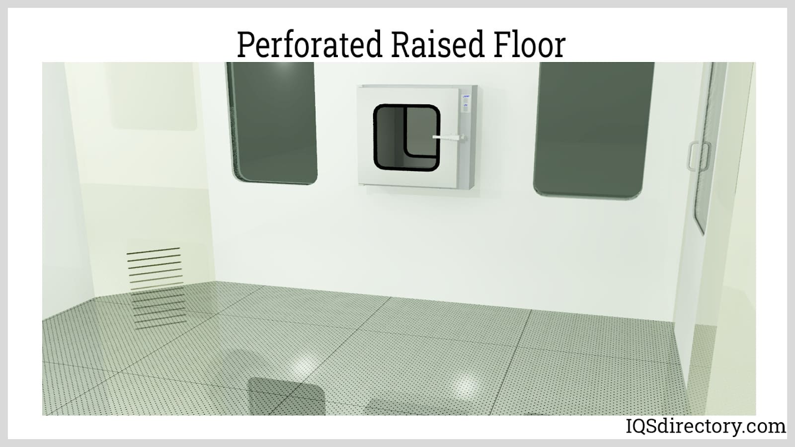 Perforated Raised Floor