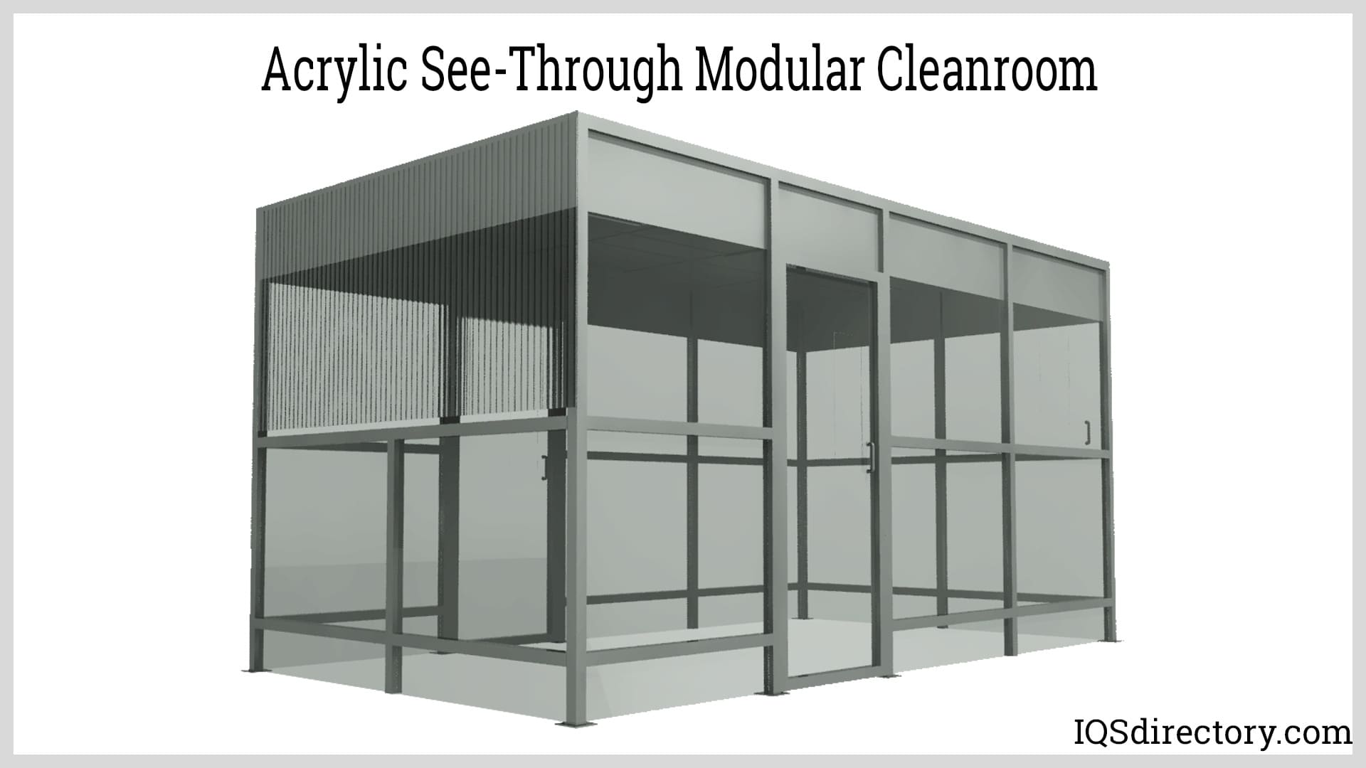 Acrylic See-Through Modular Cleanroom