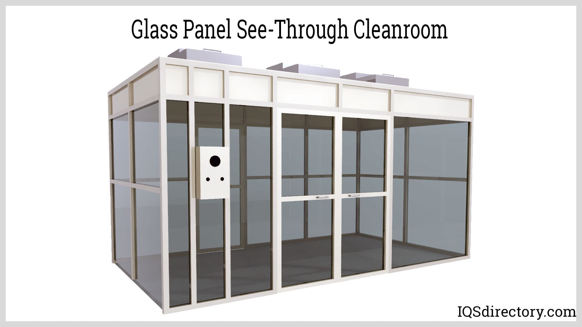Glass Panel See-Through Cleanroom