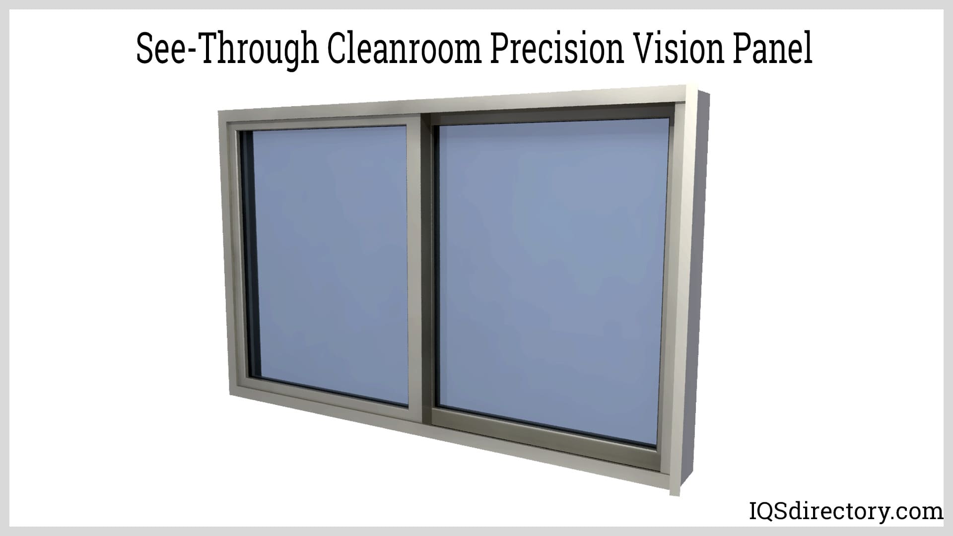 See-Through Cleanroom Precision Vision Panel