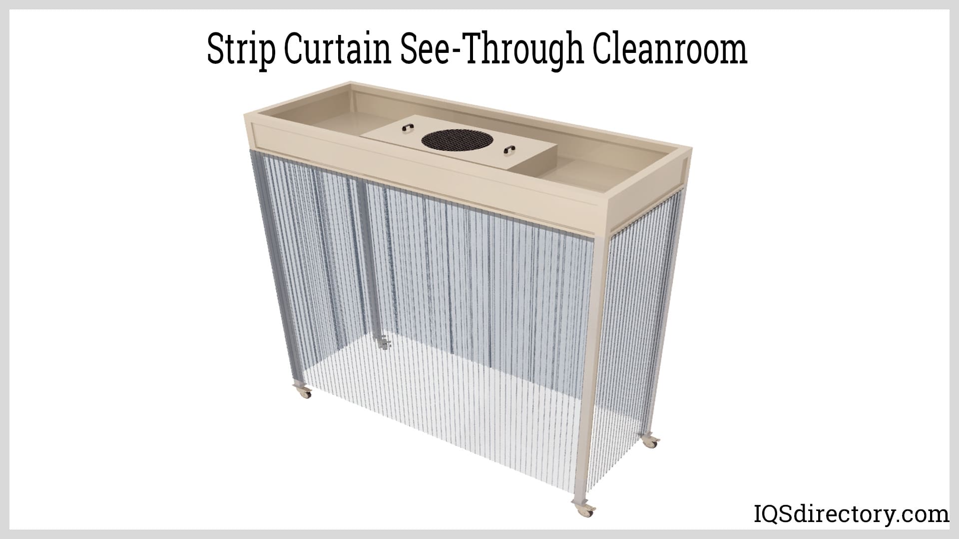 Strip Curtain See-Through Cleanroom