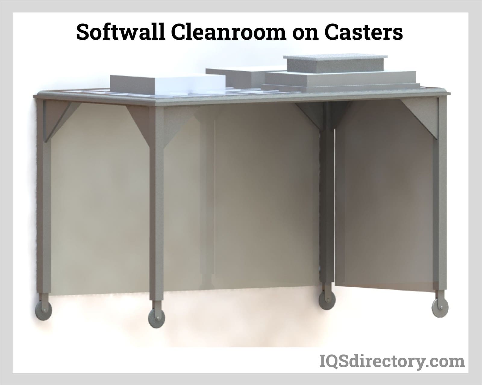 Softwall Cleanroom on Casters