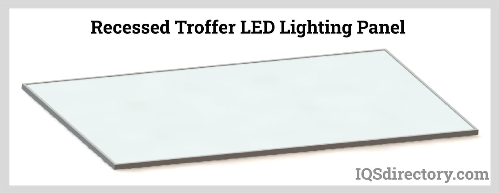 Recessed Troffer LED Lighting Panel