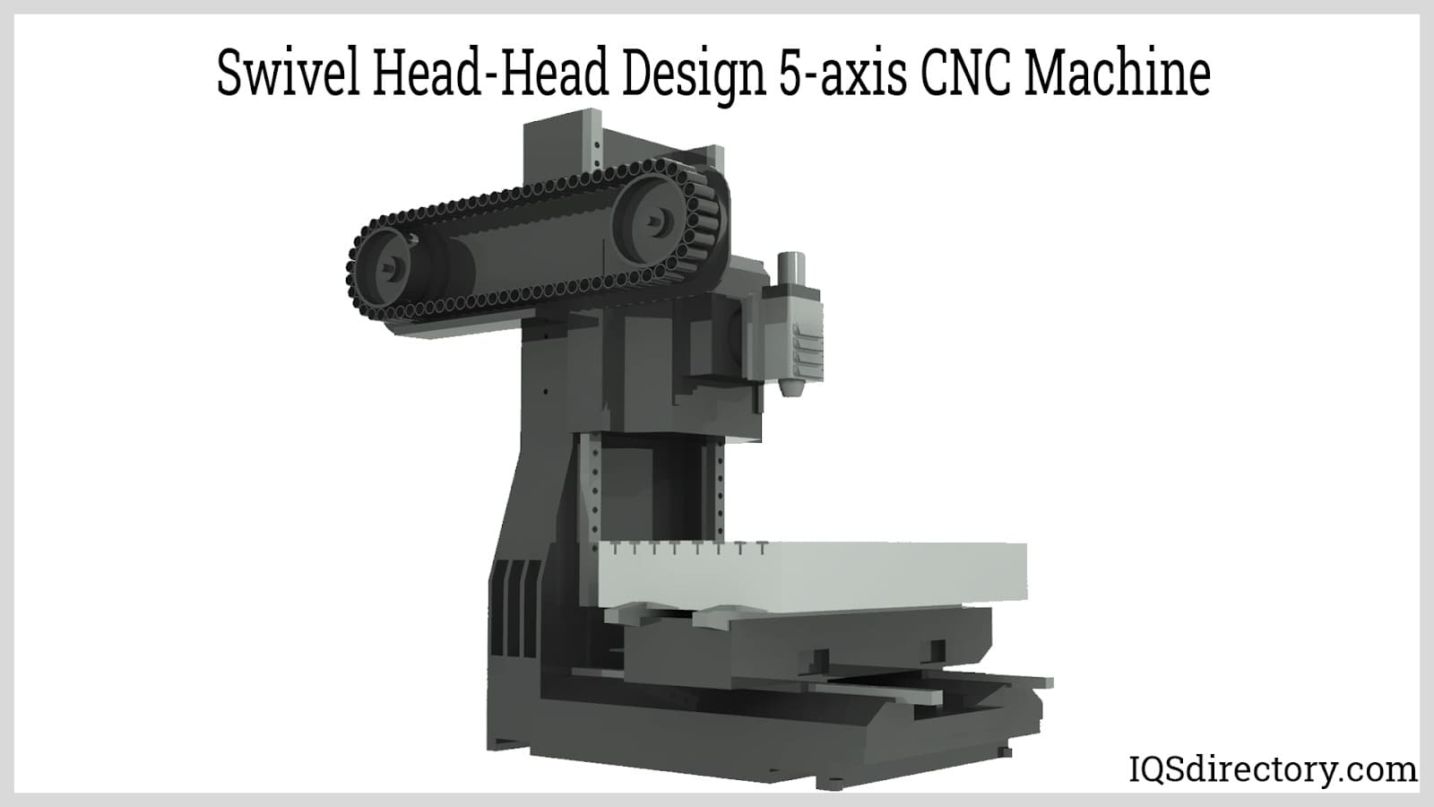 Swivel Head-Head Design 5-axis CNC Machine