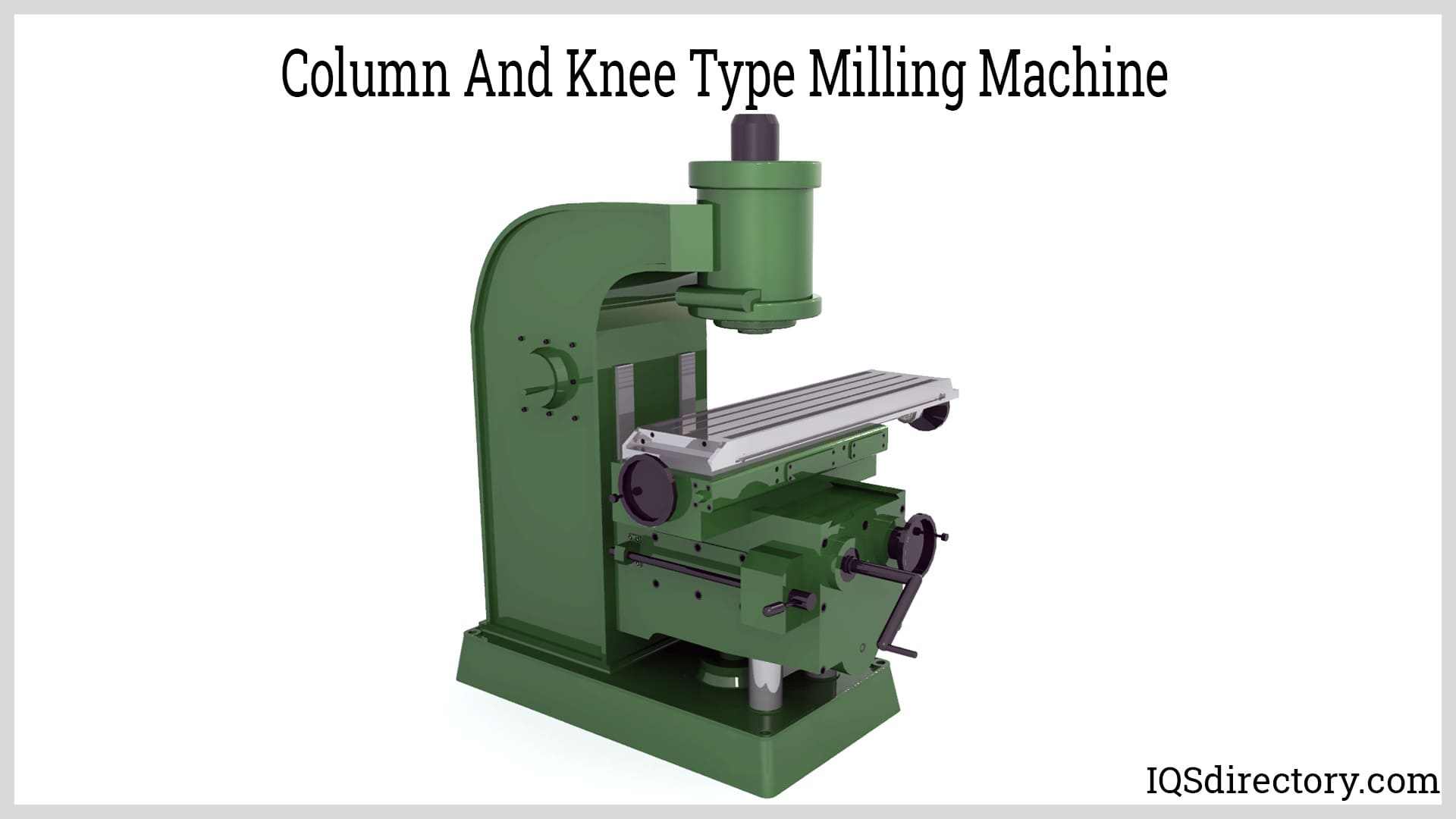Column and Knee Type Milling Machine