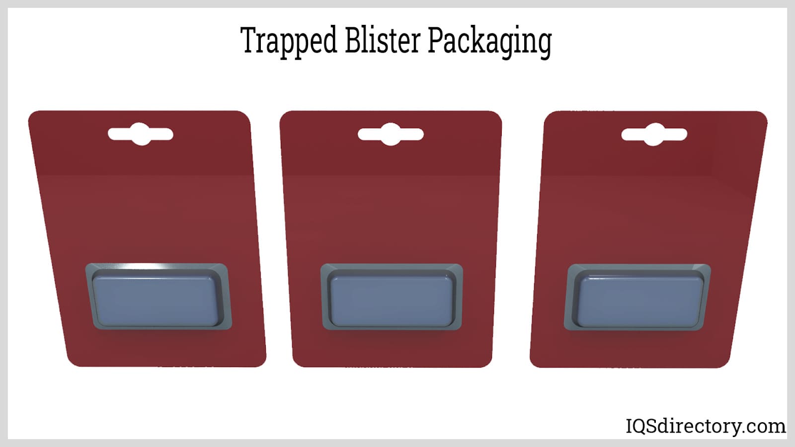 Trapped Blister Packaging