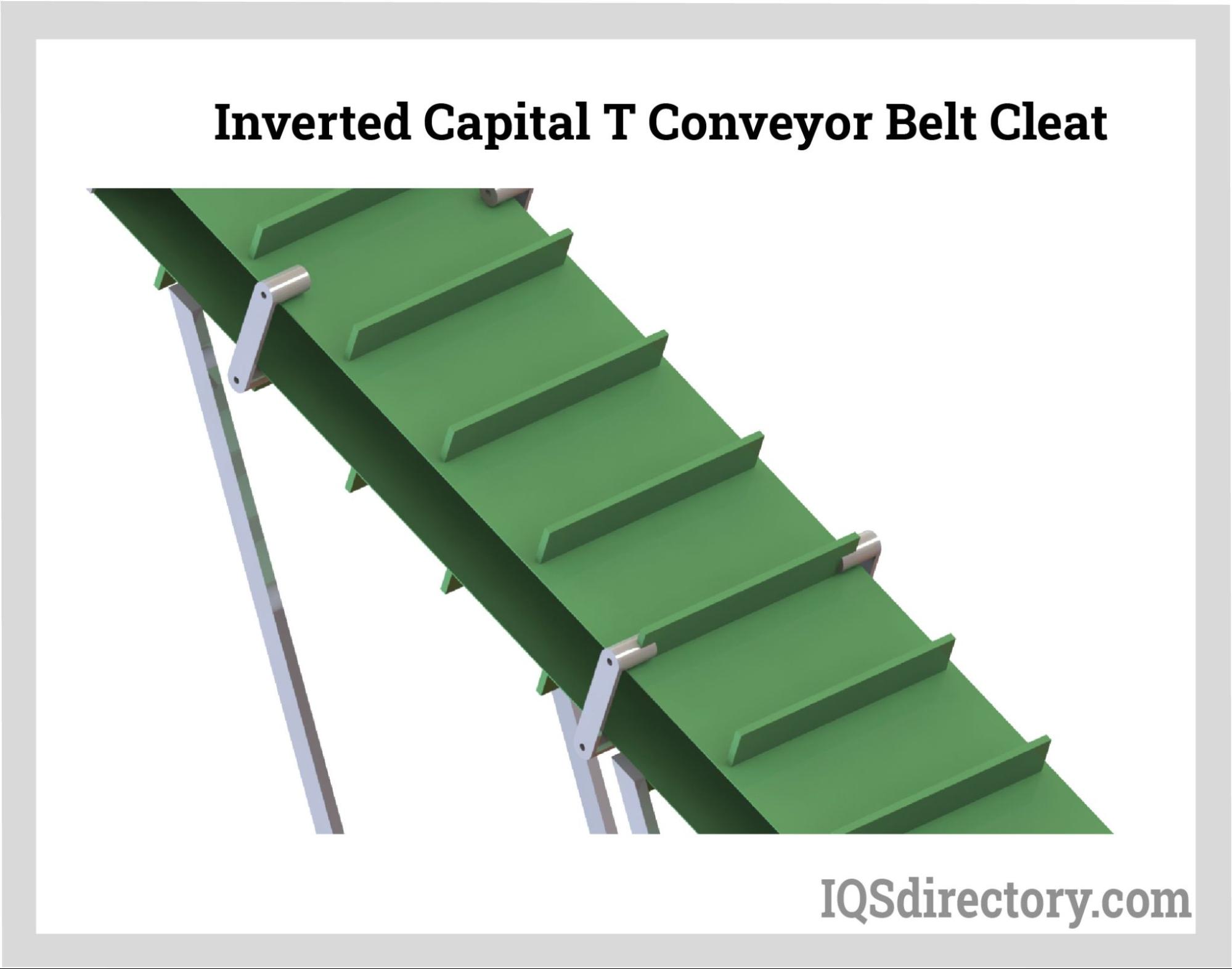Inverted Capital T Conveyor Belt Cleat