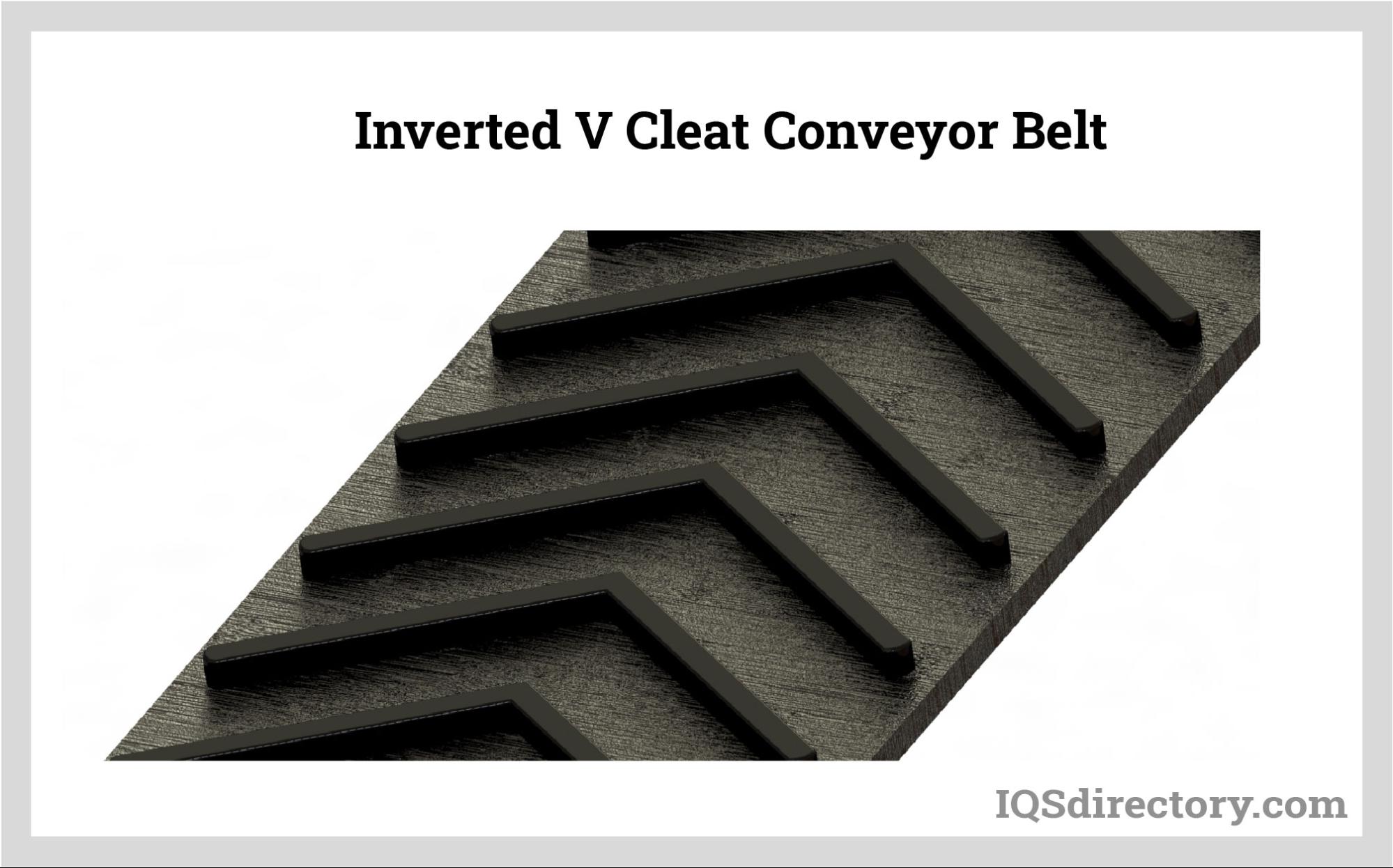 Inverted V Cleat Conveyor Belt