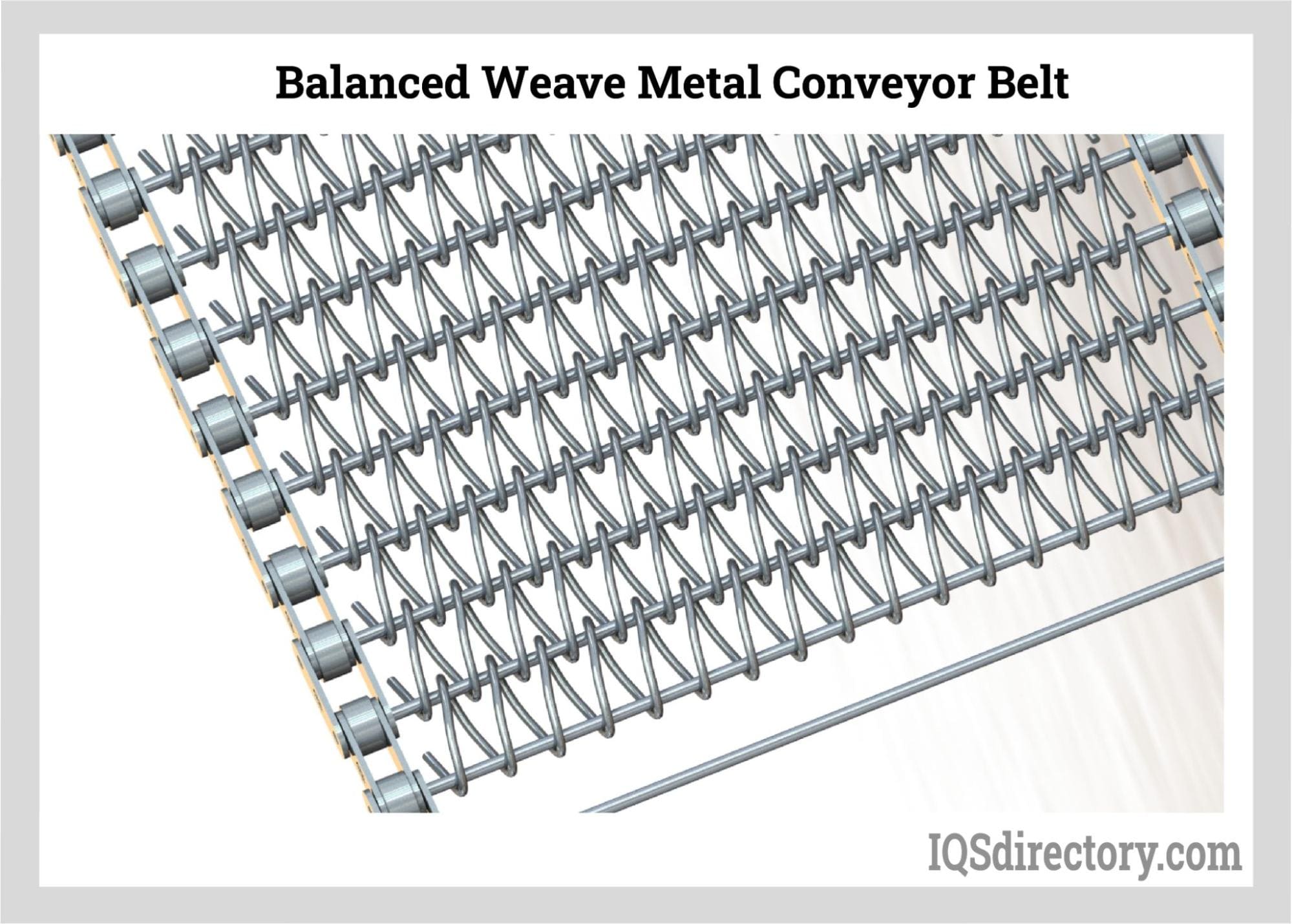 Balanced Weave Metal Conveyor Belt