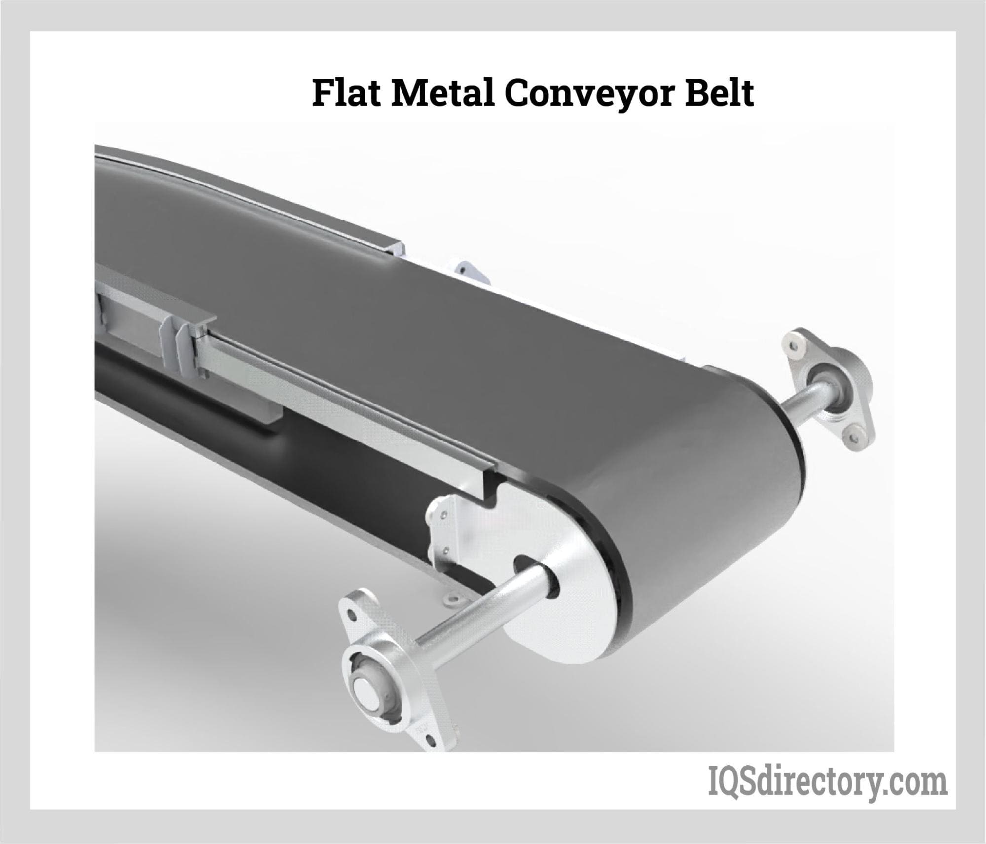 Flat Metal Conveyor Belt