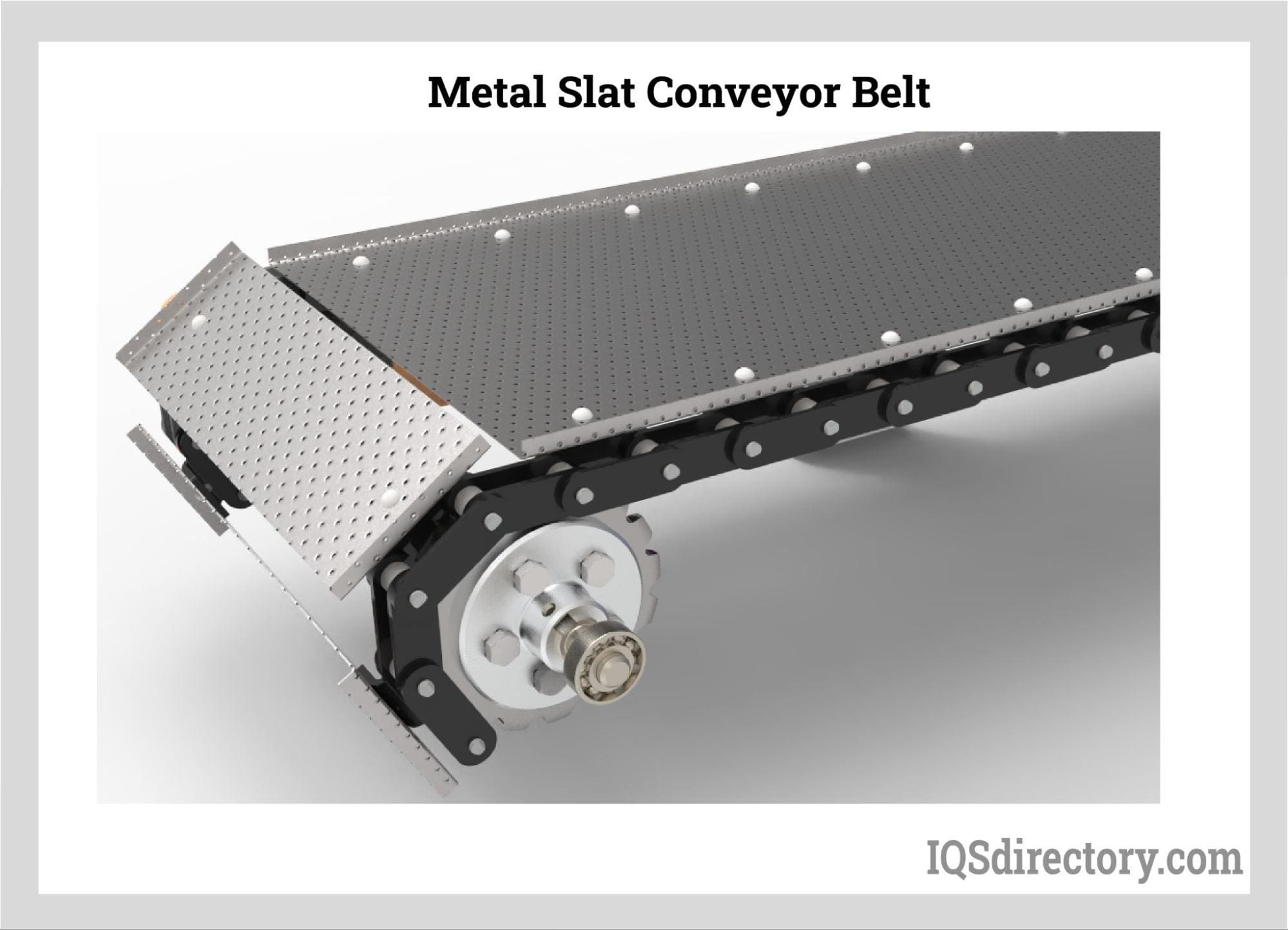 Metal Slat Conveyor Belt