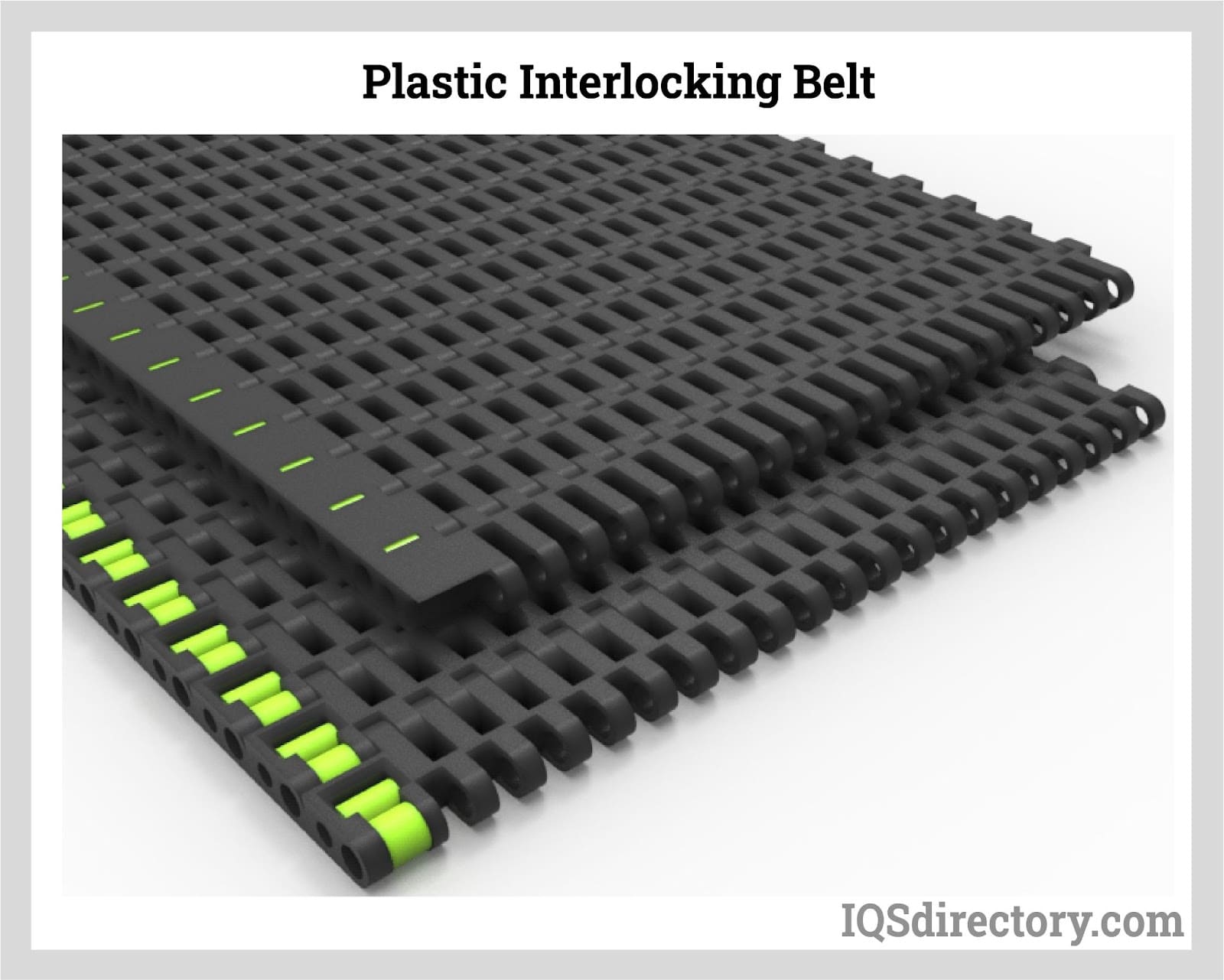 Plastic nga Interlocking Belt