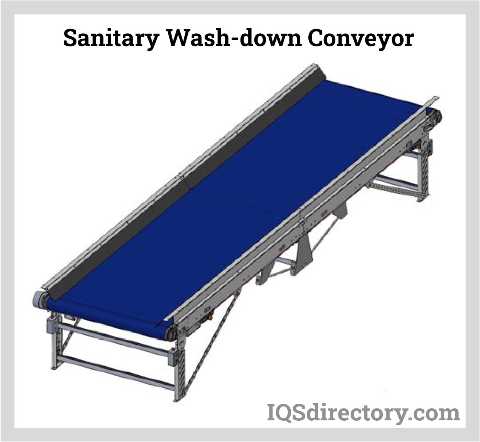 Sanitary lava-descendit Conveyor