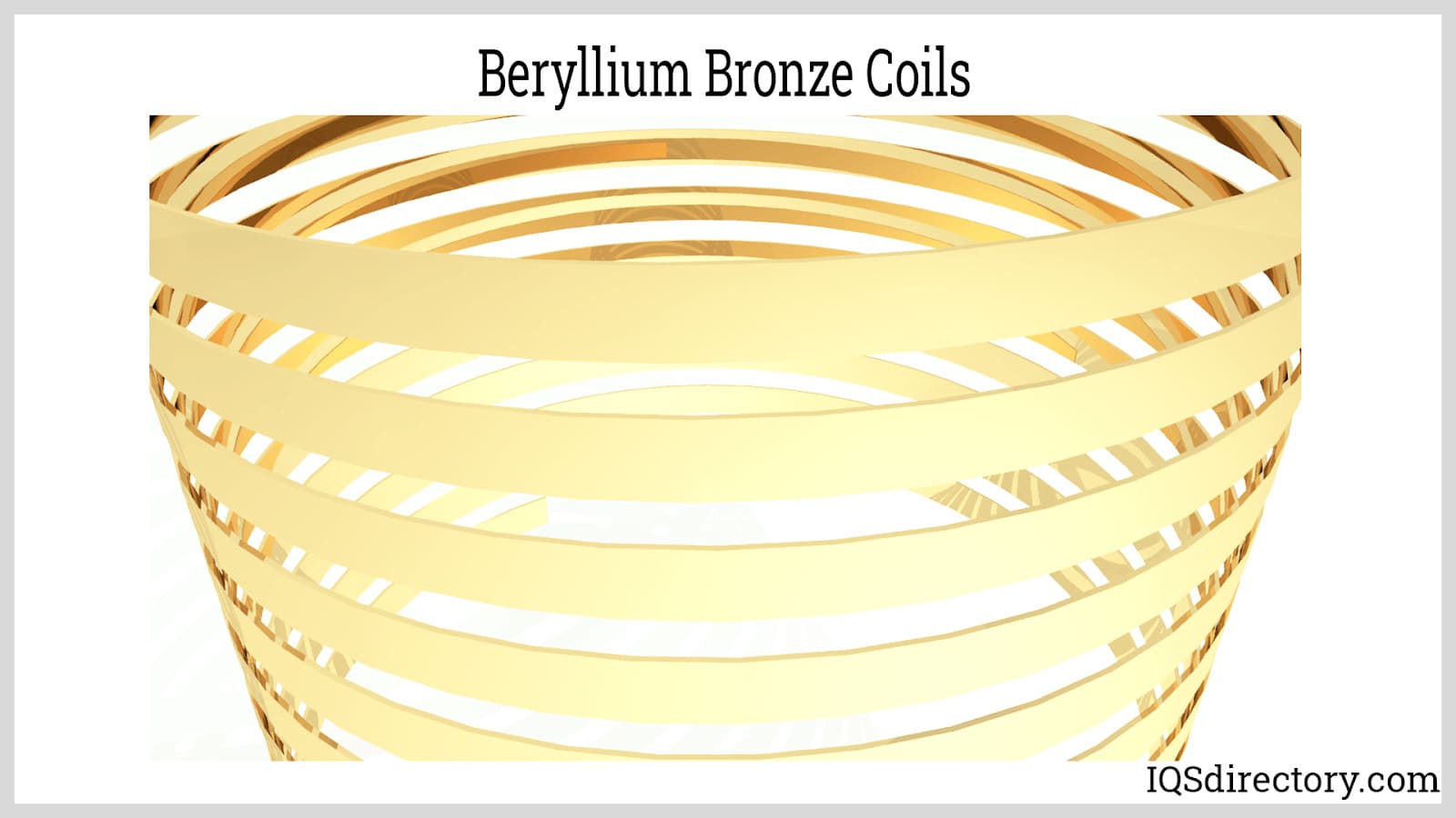 Beryllium Bronze Coils