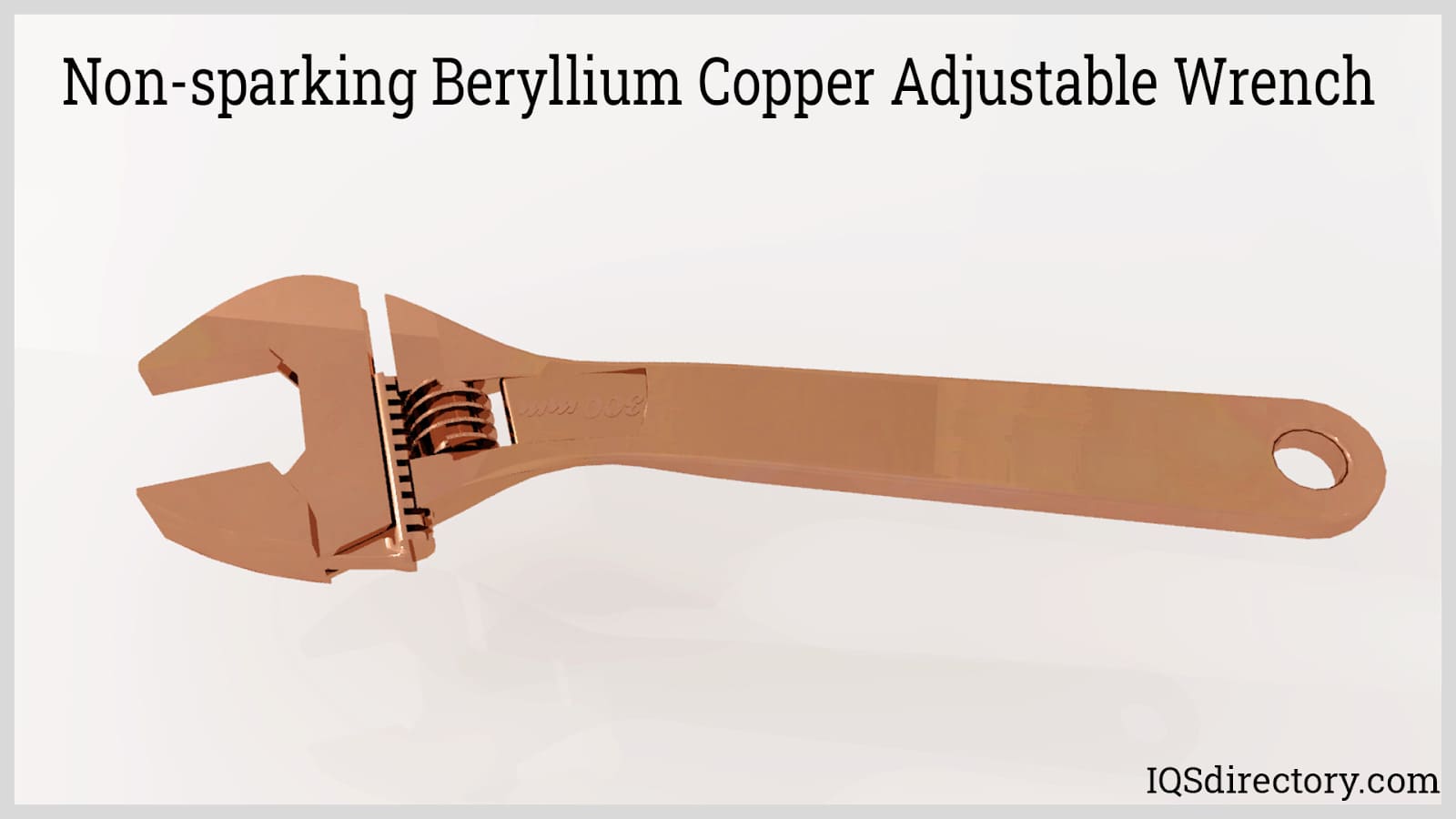 Non-sparking Beryllium Copper Adjustable Wrench