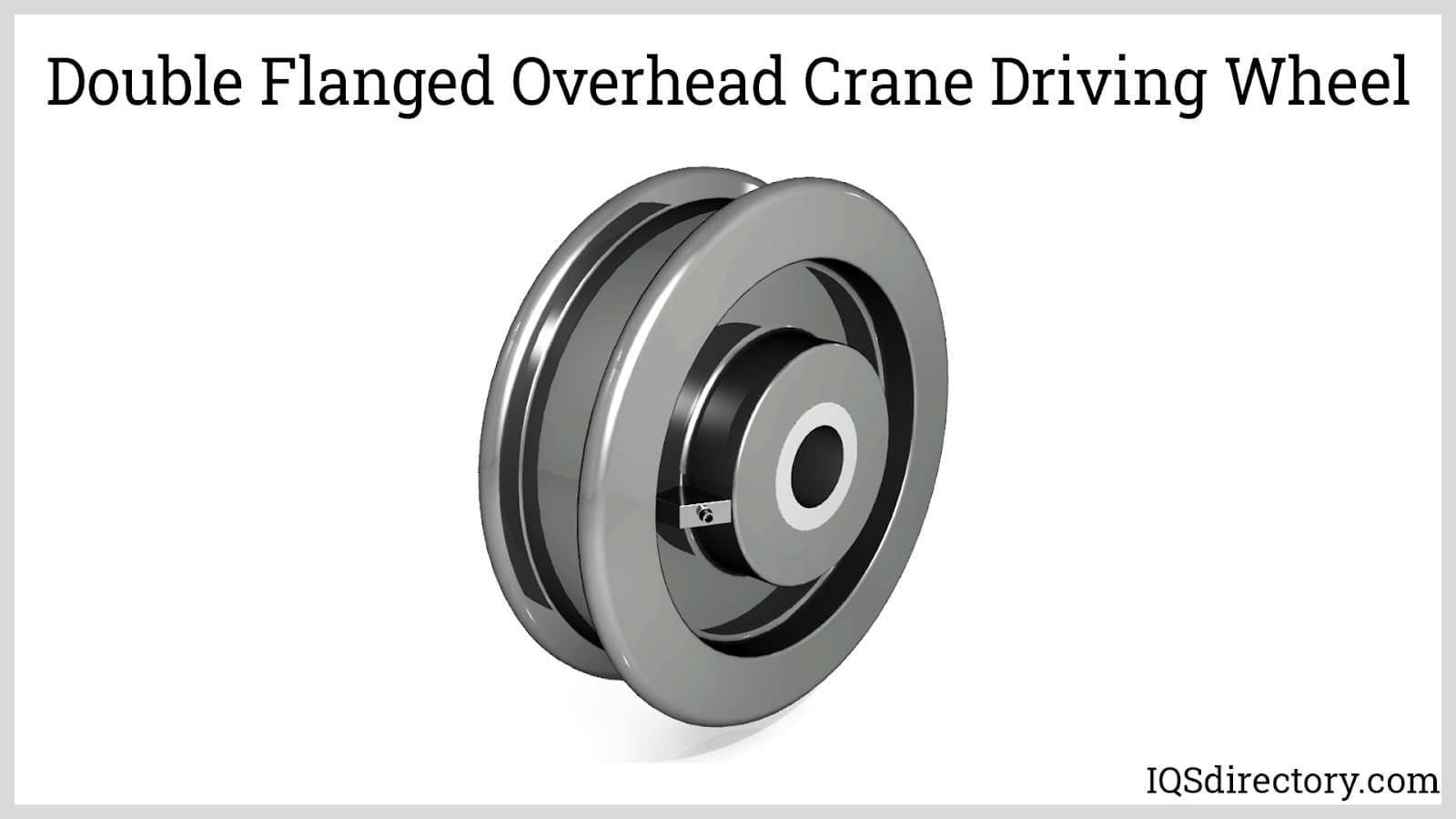Double Flanged Overhead Crane Driving Wheel