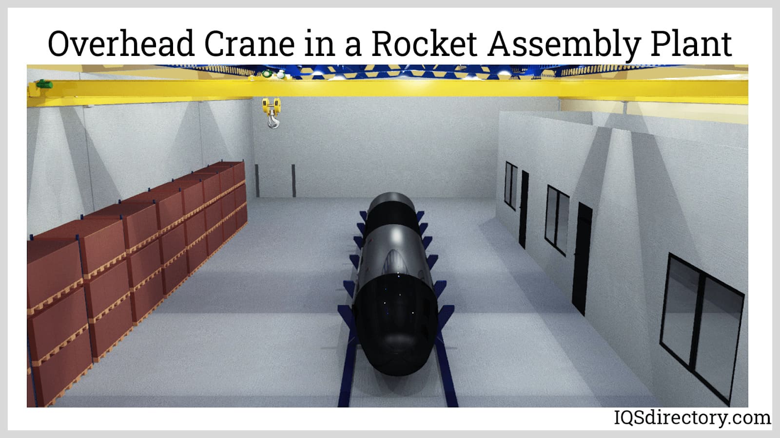 Overhead Crane in a Rocket Assembly Plant