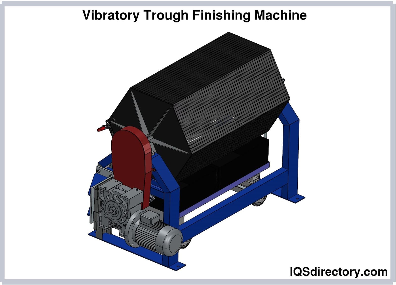 Vibratory Trough Finishing Machine