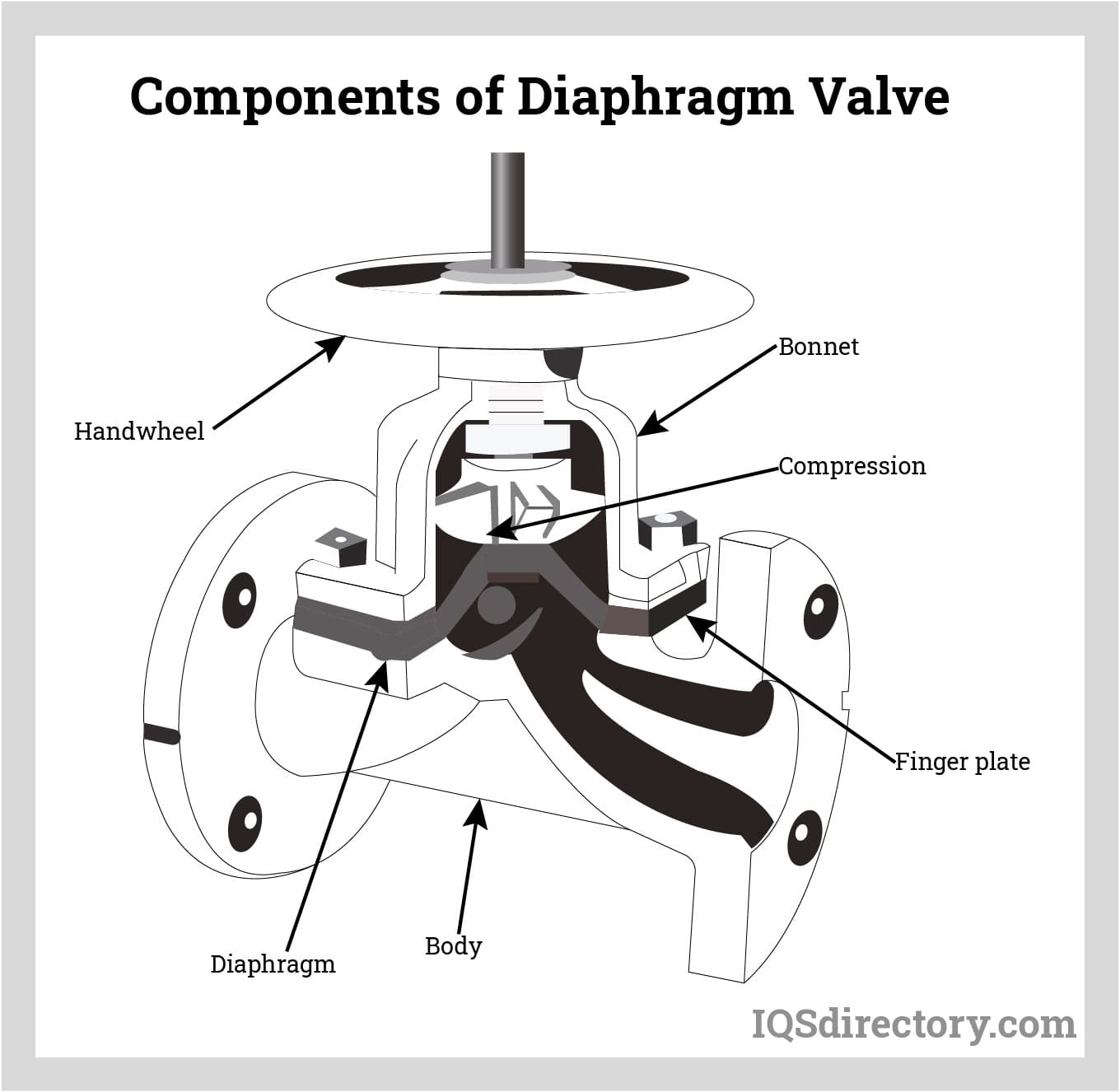 Components of Diaphragm Valve