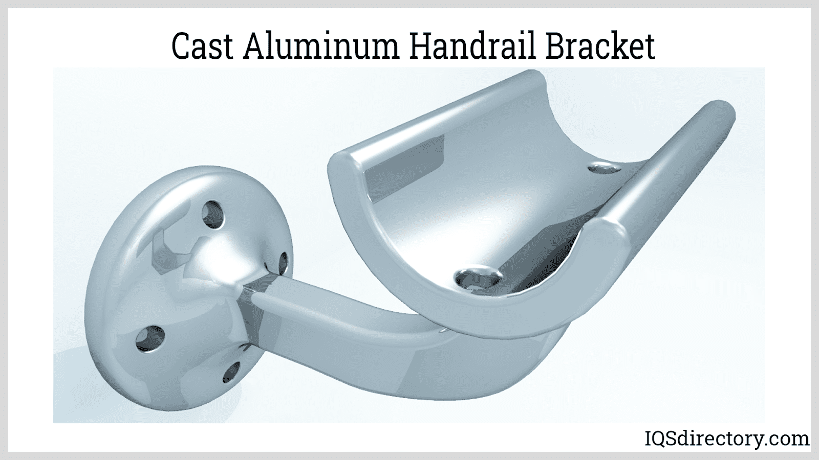 Cast Aluminum Handrail Bracket