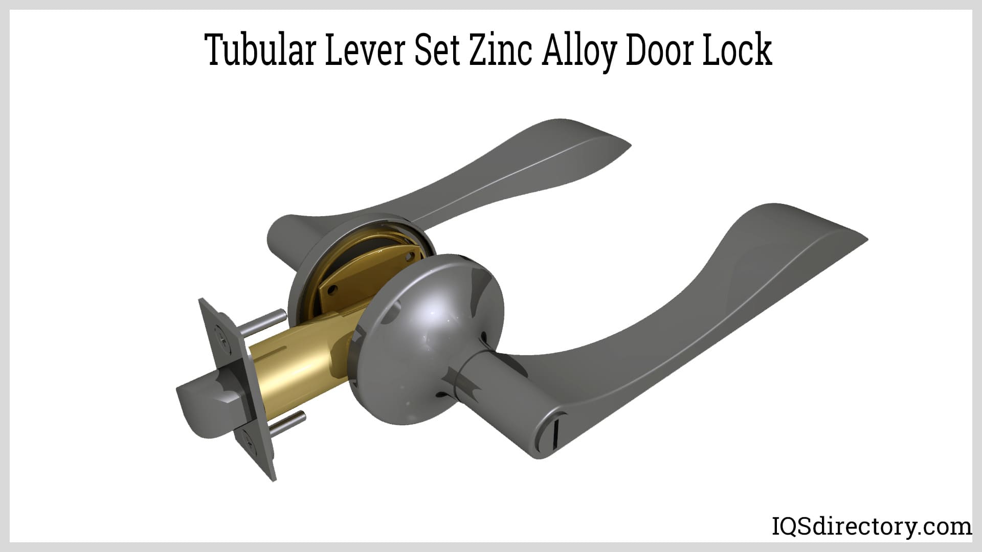 Tubular Lever Set Zinc Alloy Door Lock