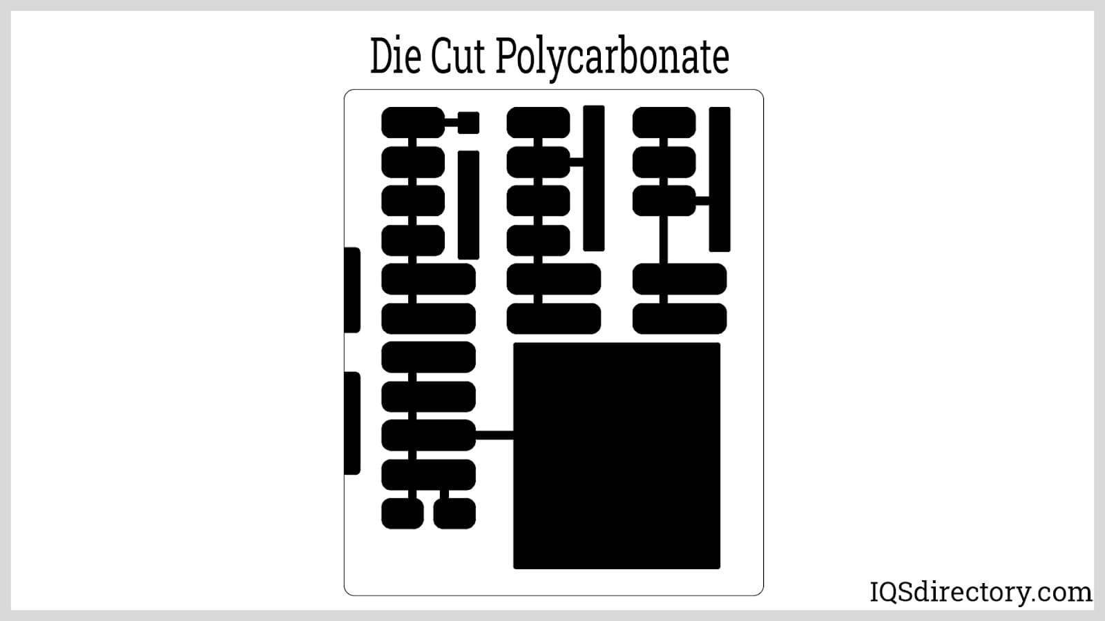 Die Cut Polycarbonate Film