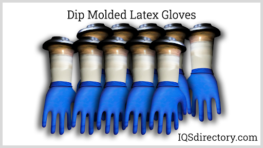 Dip Molded Latex Gloves