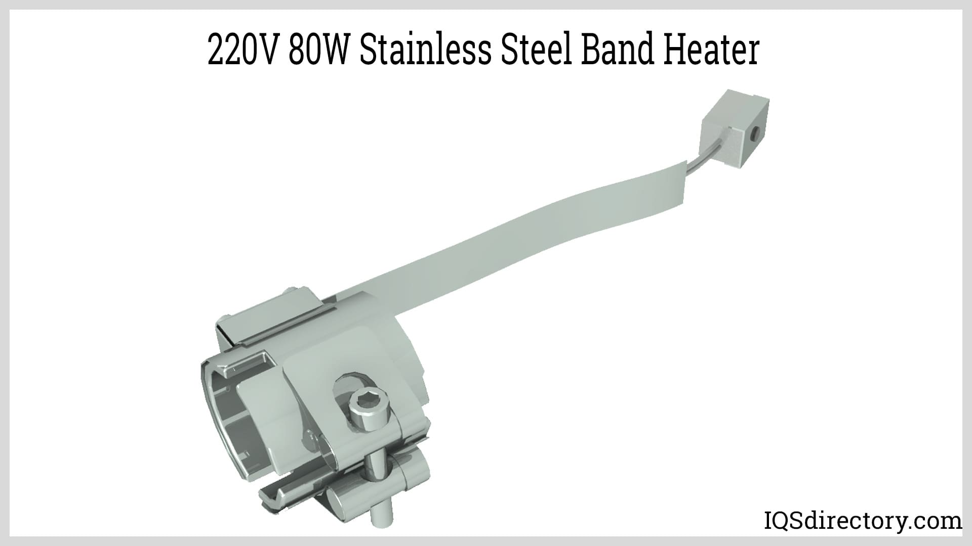 220V 80W Stainless Steel Band Heater