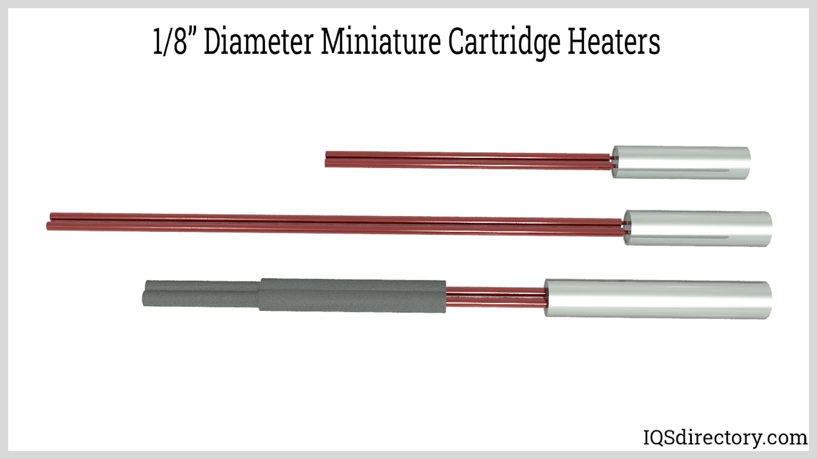 1/8in Diameter Miniature Cartridge Heaters
