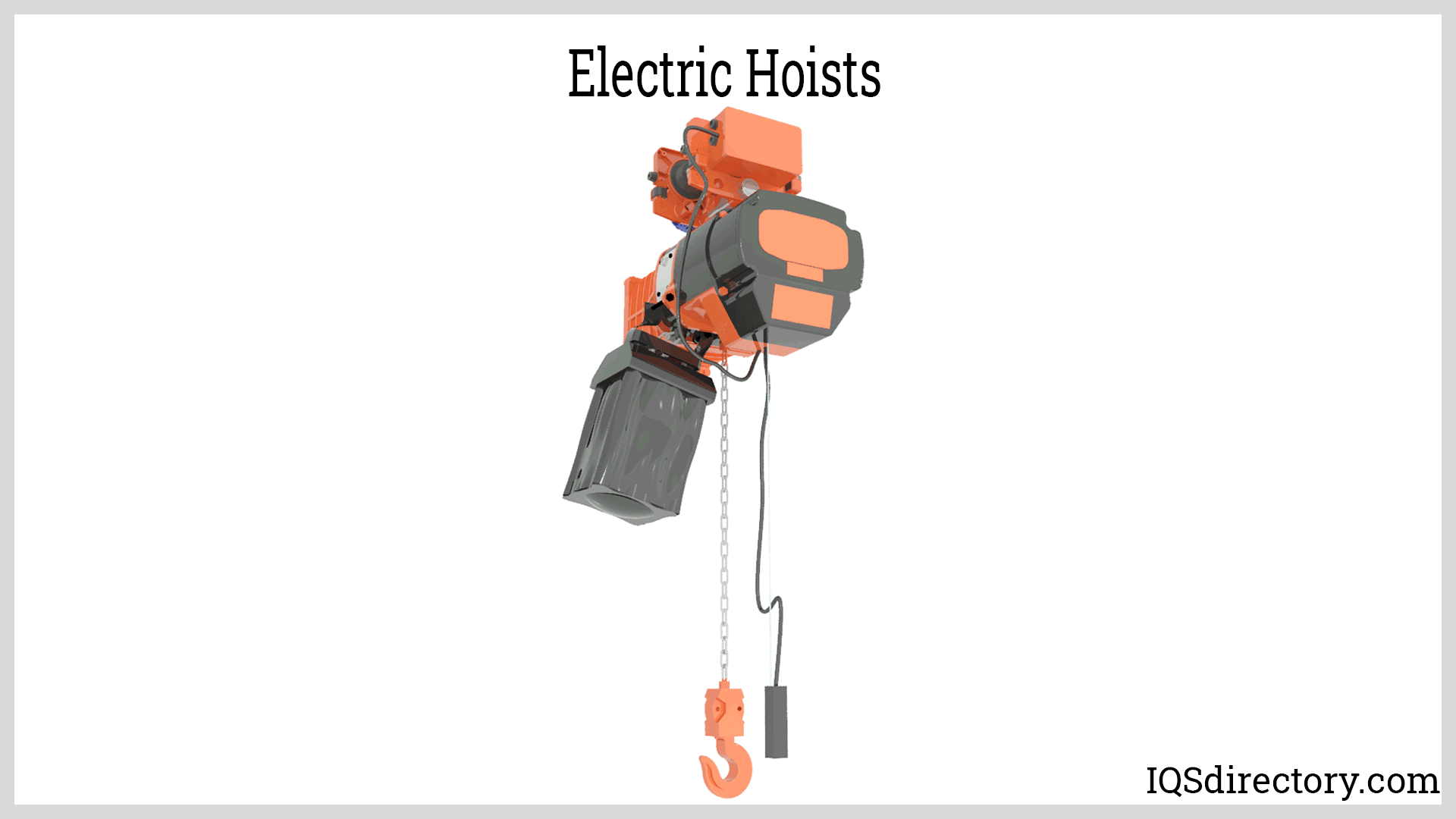 Electric Hoist animation