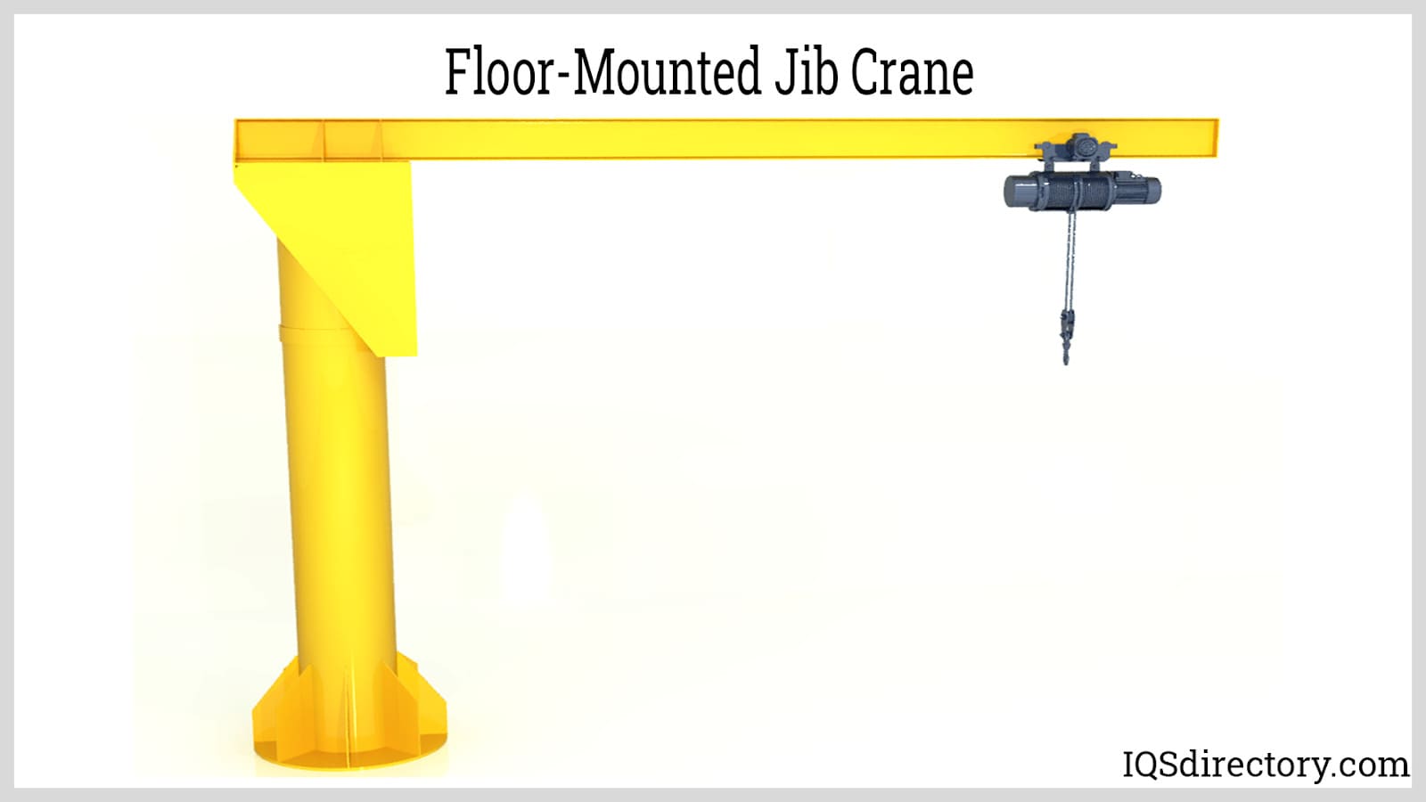 Floor-Mounted Jib Crane