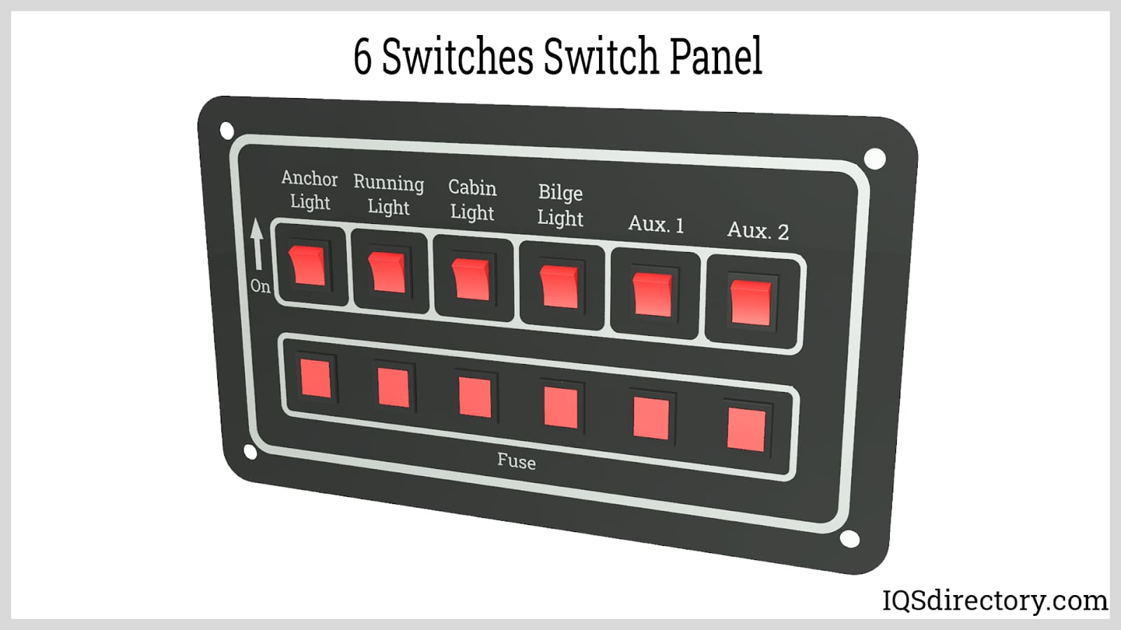 6 Switch Switch Panel