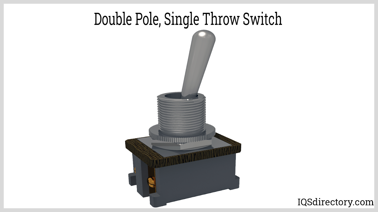 Double Pole, Single Throw Switch
