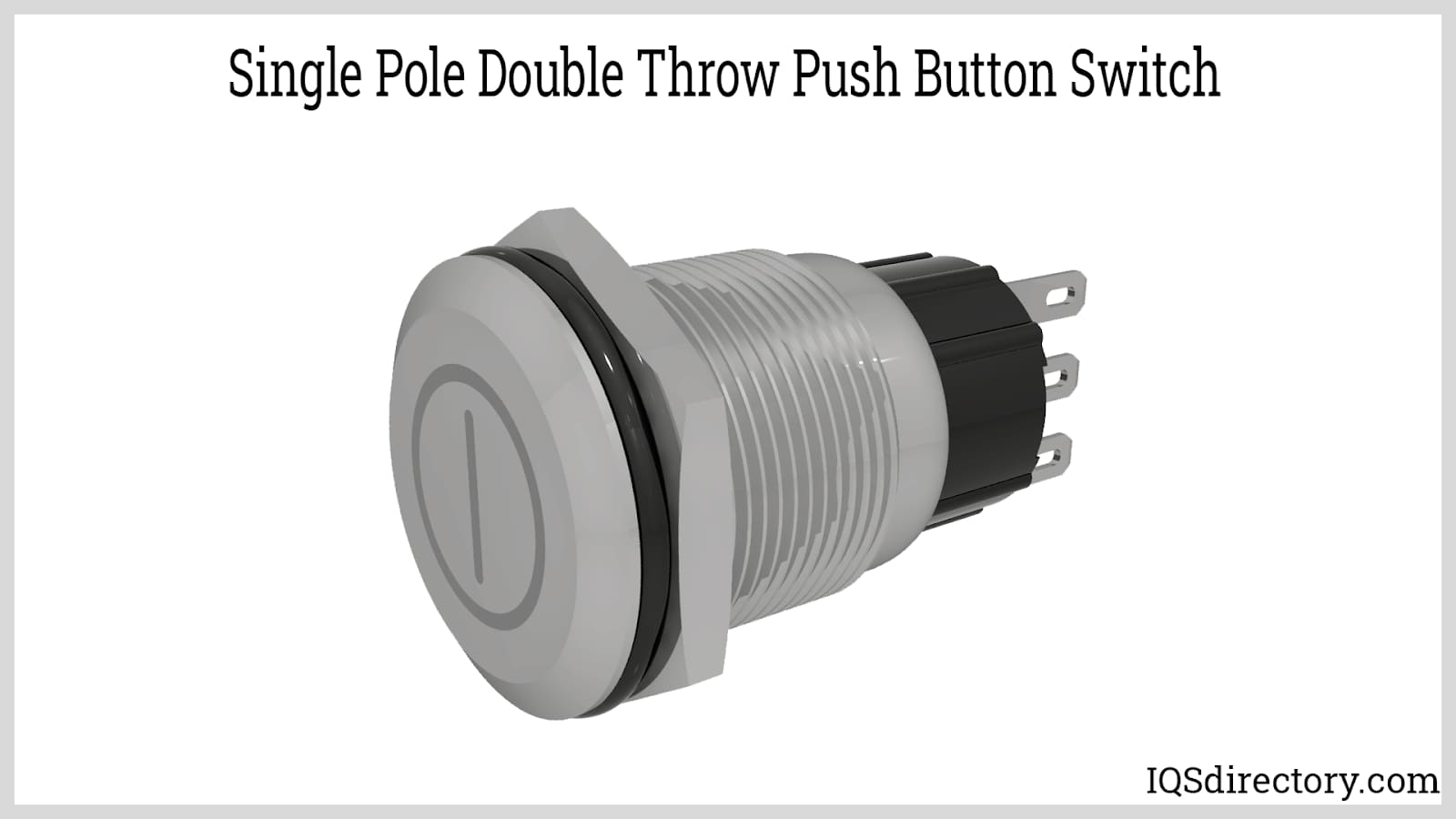 Single Pole Double Throw Push Button Switch
