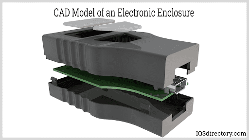 CAD Model of an Electronic Enclosure