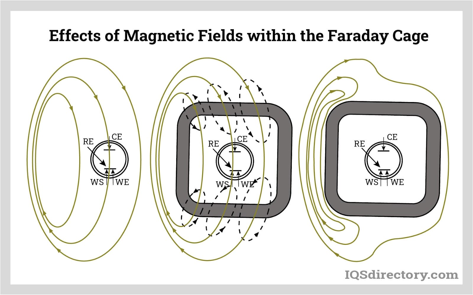 Effects of Magnetic Fields within the Faraday Cage