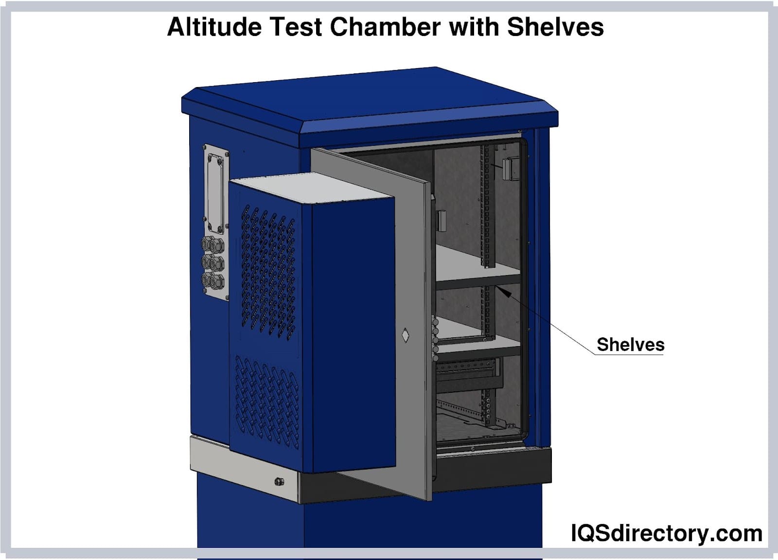 Altitude Test Chamber with Shelves