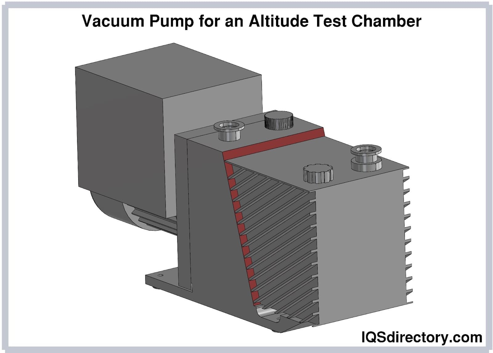 Vacuum Pump for an Altitude Test Chamber