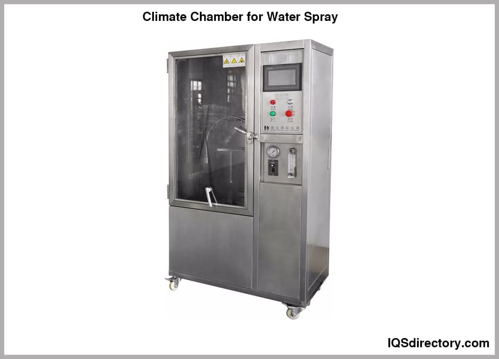 Climate Chamber for Water Spray