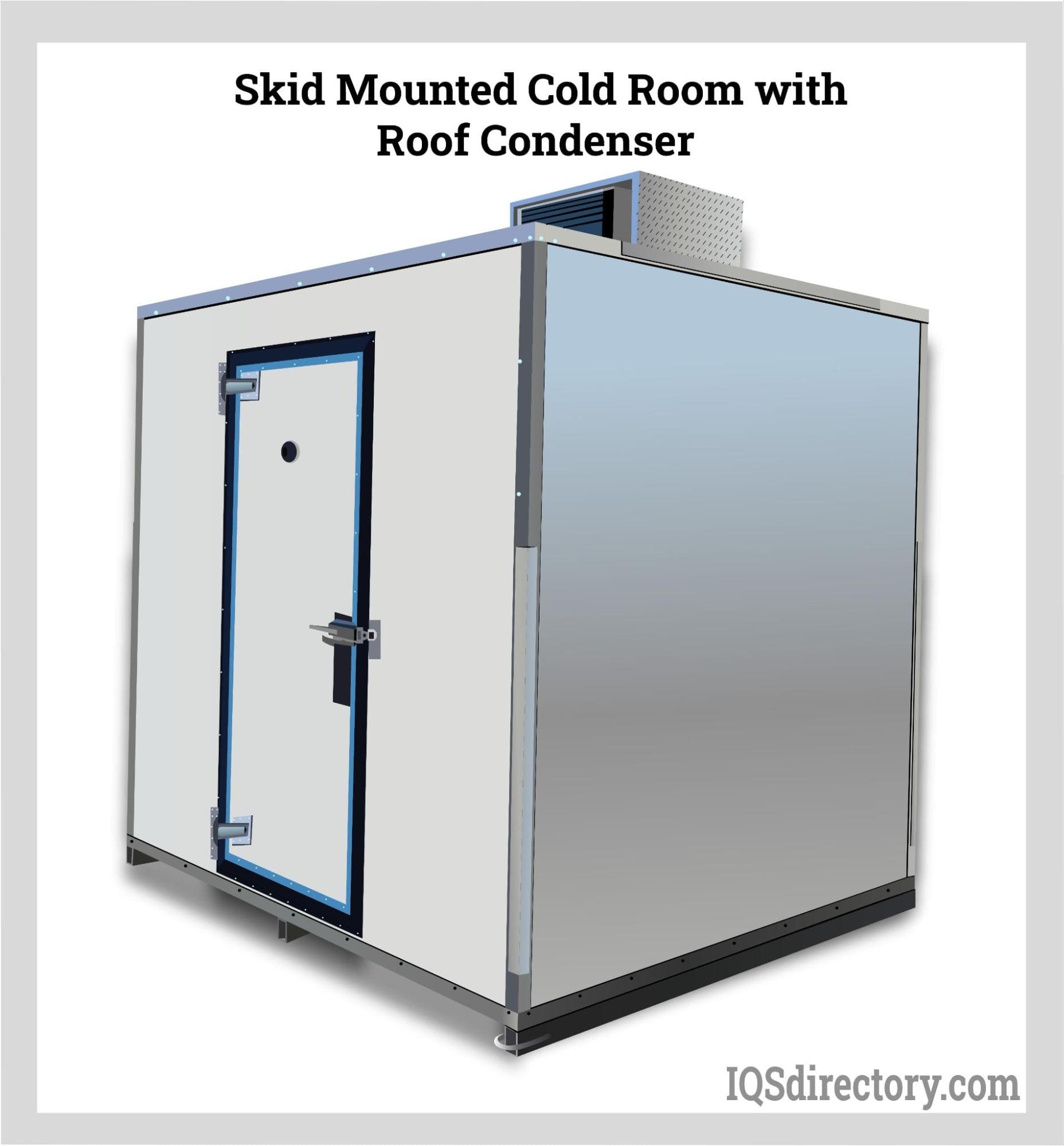 Skid Mounted Cold Room with Roof Condenser
