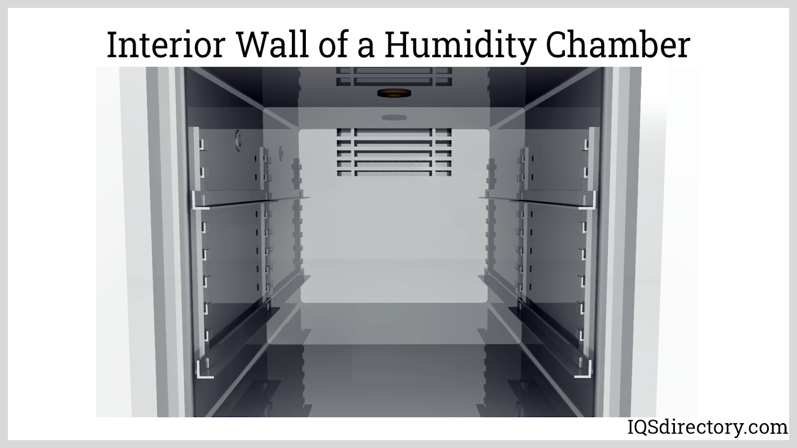 Interior Wall of a Humidity Chamber