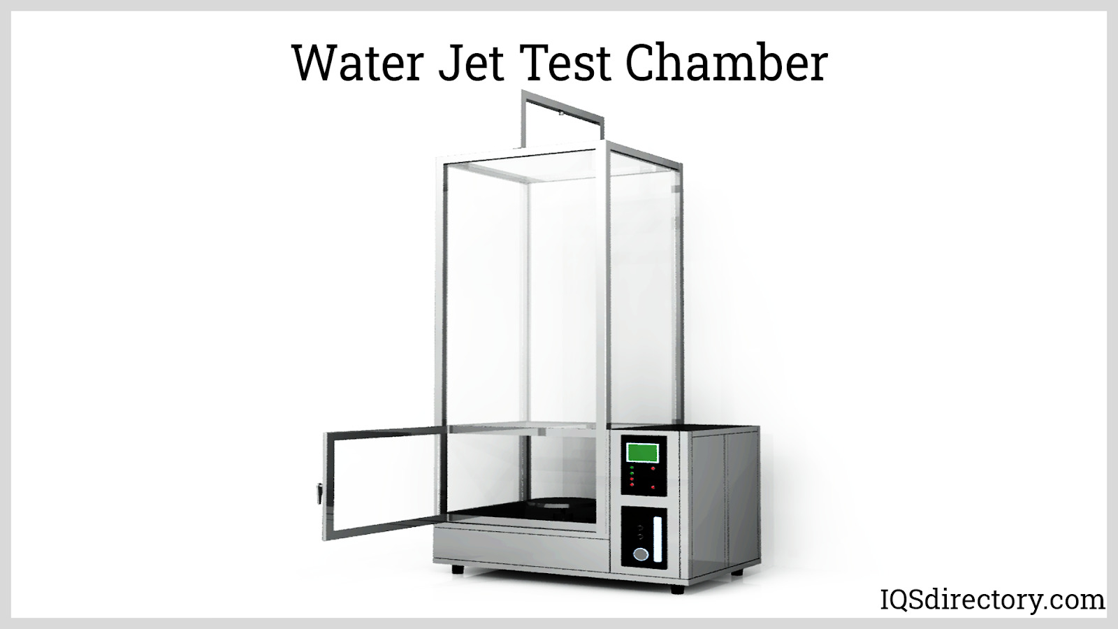 Water Jet Test Chamber