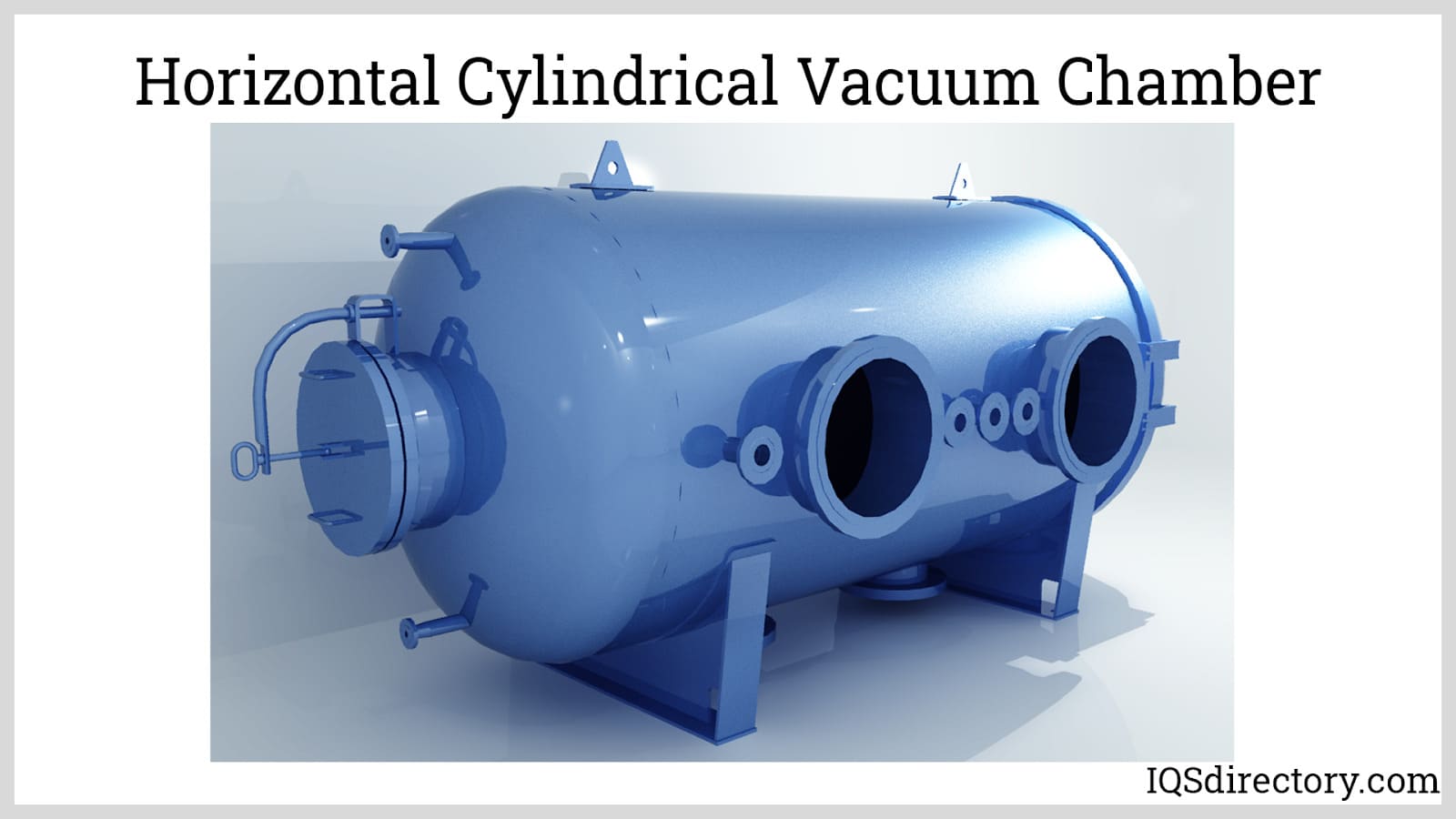Horizontal Cylindrical Vacuum Chamber