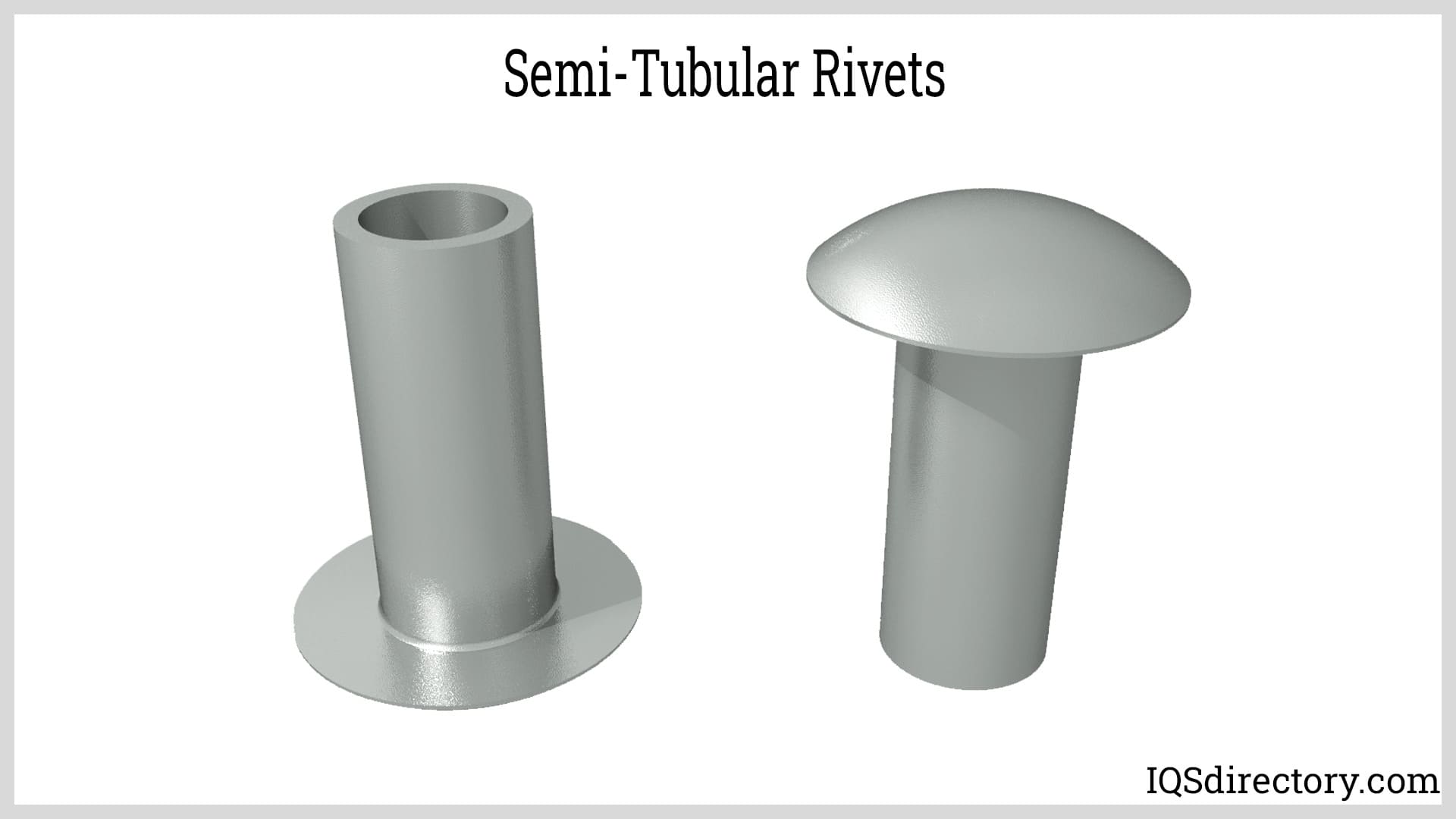 Semi-Tubular Rivets