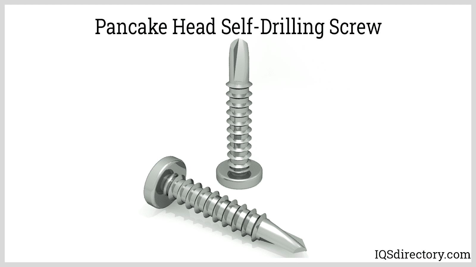 Pancake Head Self-Drilling Screw