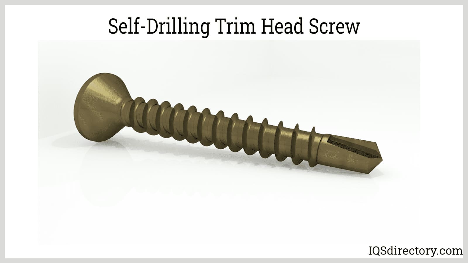 Self-Drilling Trim Head Screw