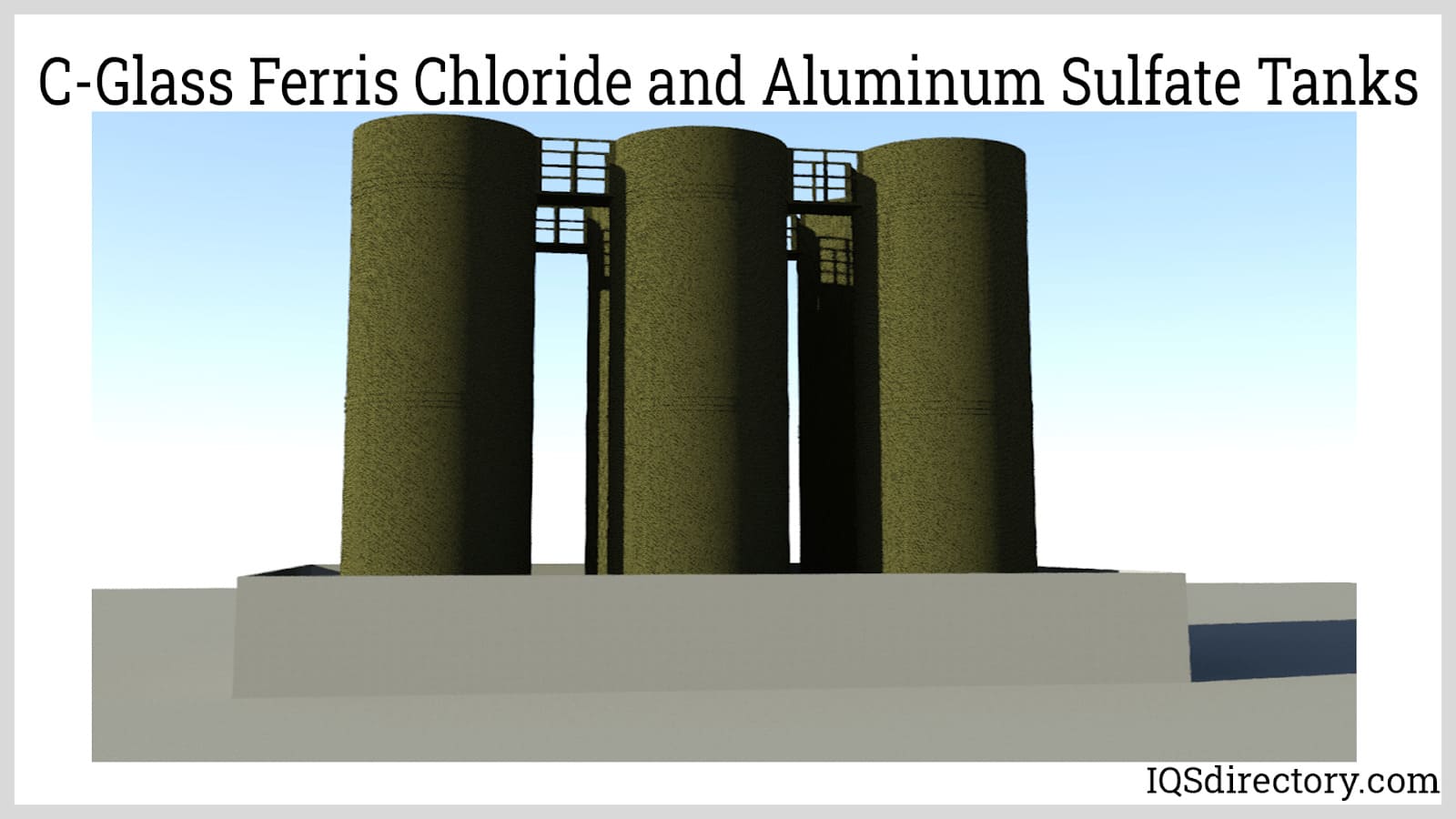 C-Glass Ferris Chloride and Aluminum Sulfate Tanks