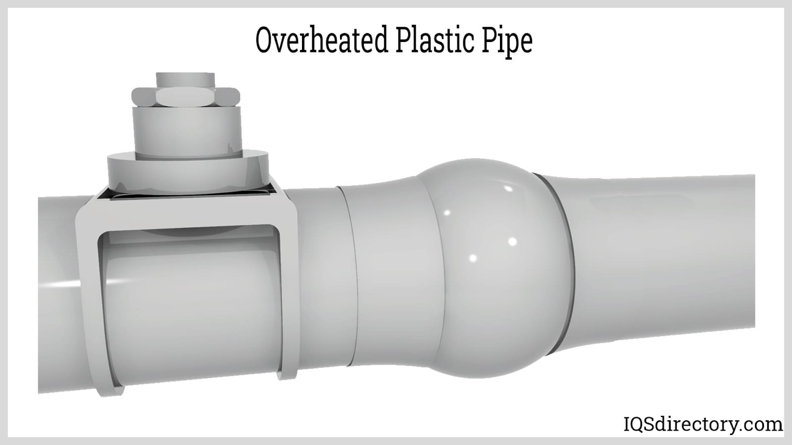 Overheated Plastic Pipe