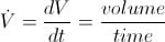 Volumetric Flow Rate Formula
